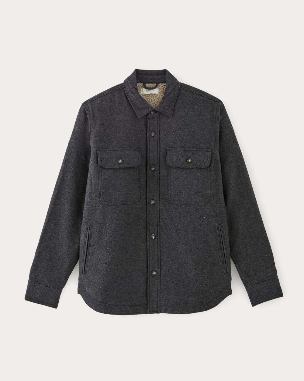 The ReNew Fleece-Lined Heavyweight Overshirt | Heather Charcoal