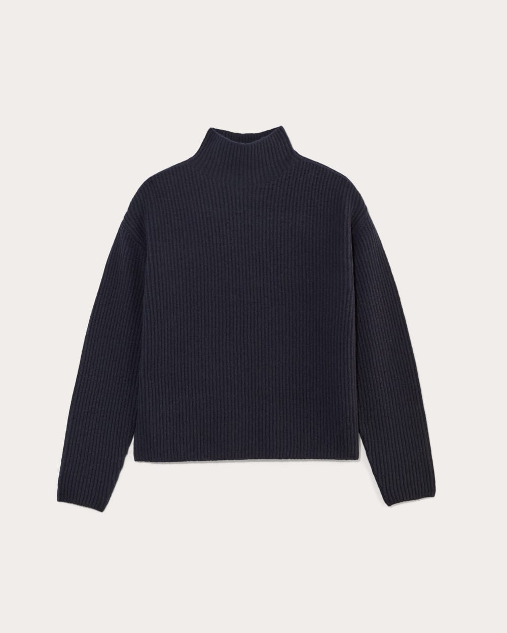 The Fisherman Turtleneck in Wool Cashmere | Navy