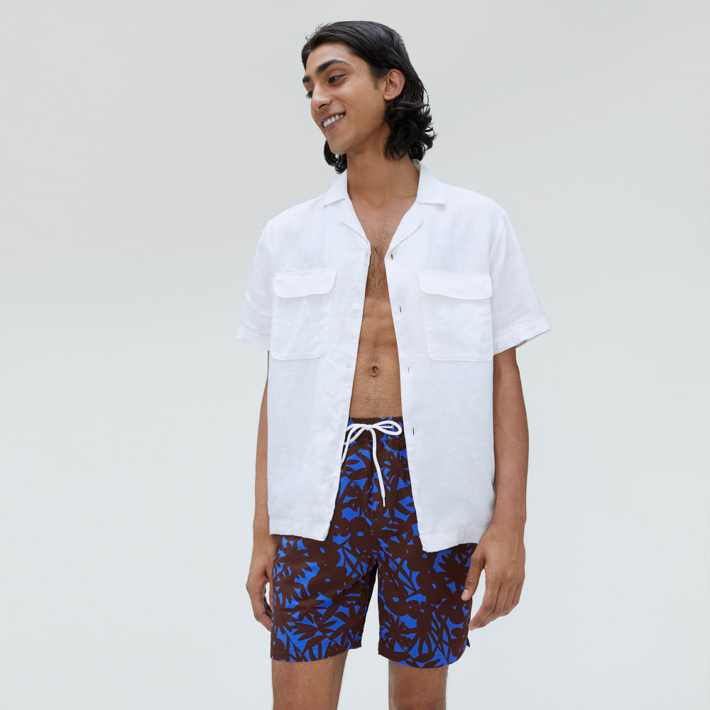 The ReNew Swim Short | Chicory Floral