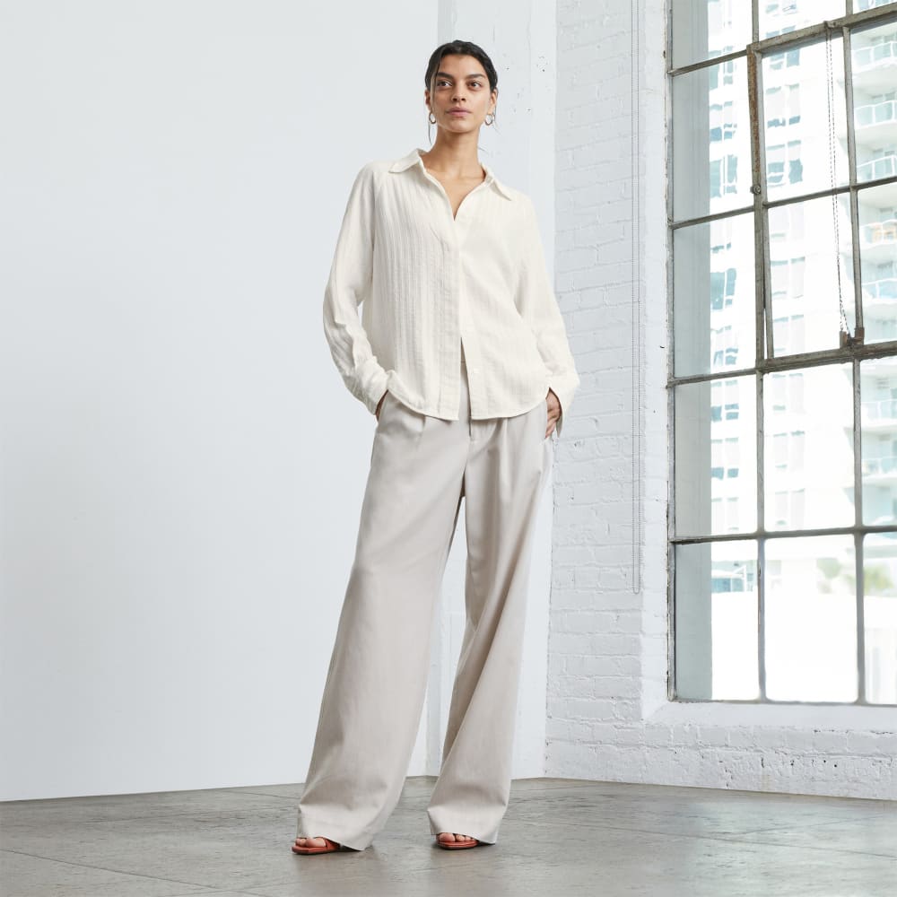 The City Stripe Shirt | Bone