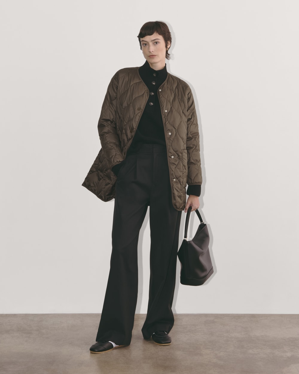 The Quilted Liner | Earth Brown