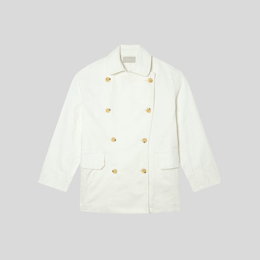 The Organic Cotton Herringbone Jacket | Bone