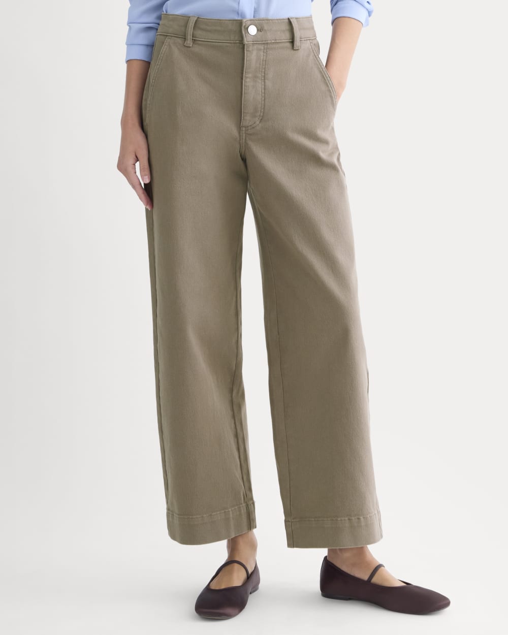 The Utility Wide-Leg Pant | Taupe