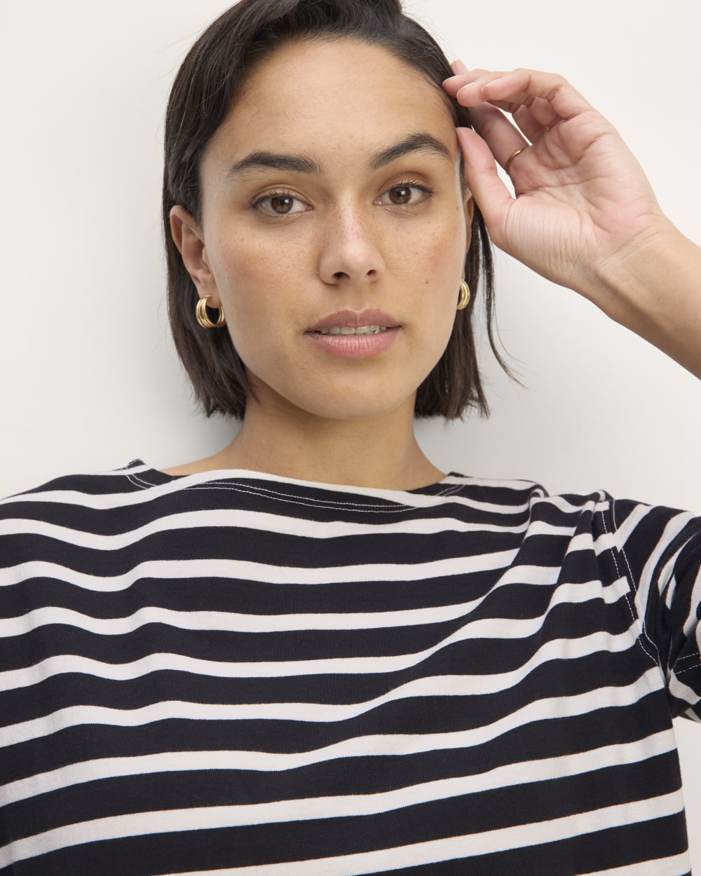 The Mariner Dress | Black / Bone