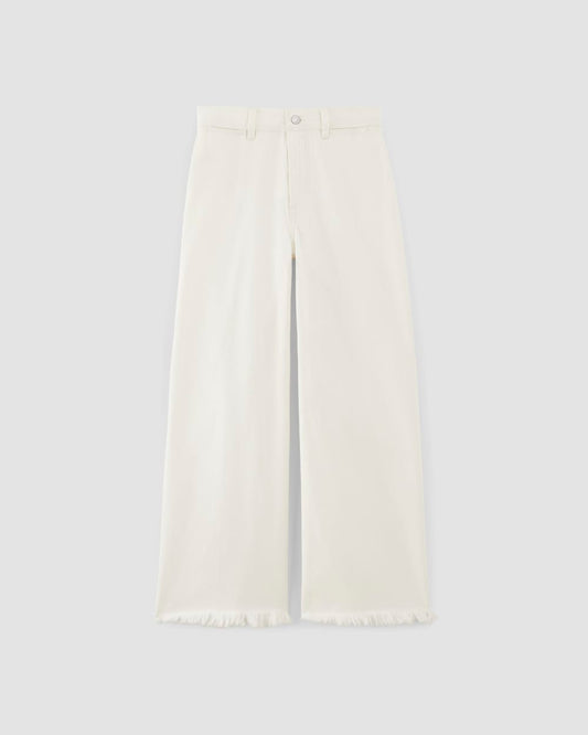 The Mariner Cropped Jean | Frayed Hem Bone