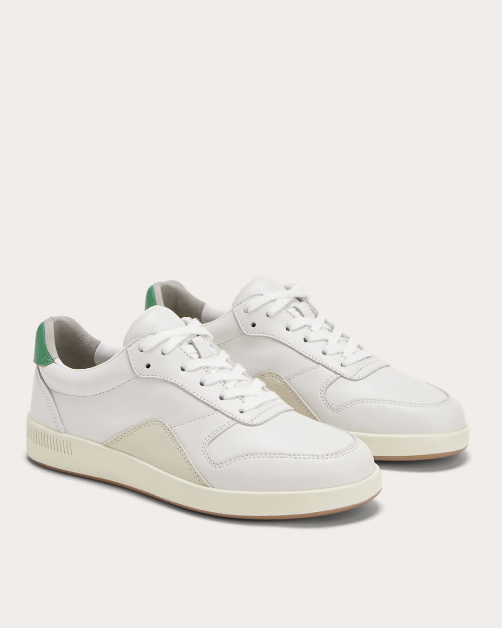 The Court Sneaker | White / Grass Green / Parchment