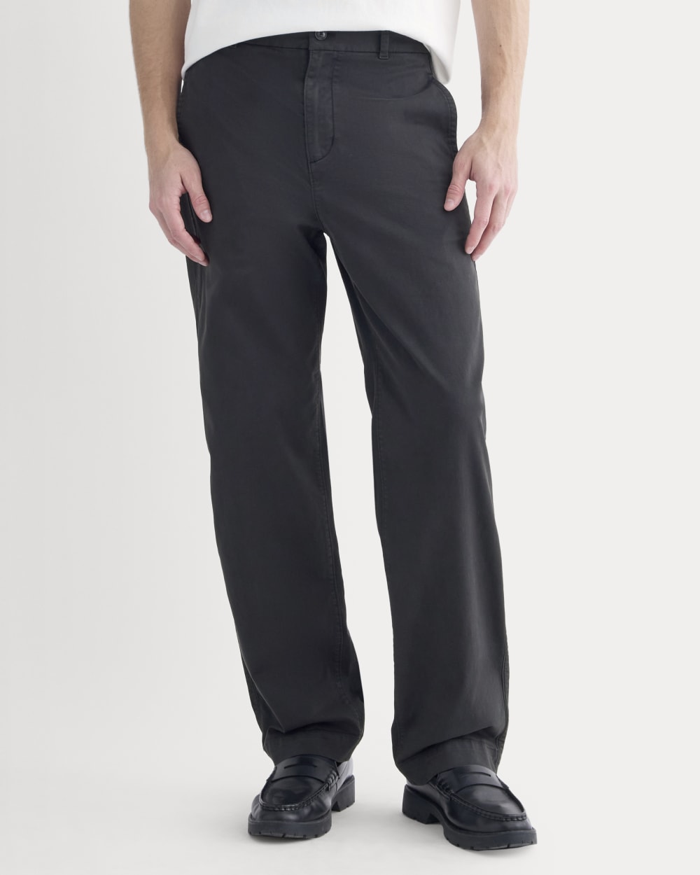 Relaxed Fit Chino | Black