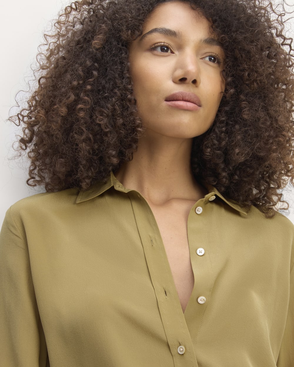 The Must-Have Shirt in Washable Silk | Fennel Seed