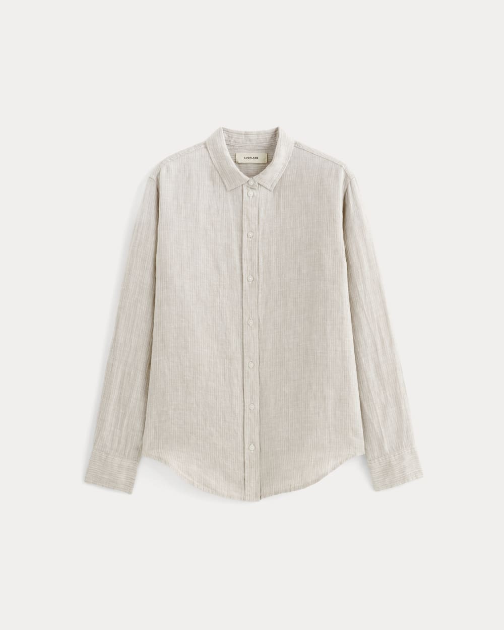 The Must-Have Shirt in Linen | Stone / White