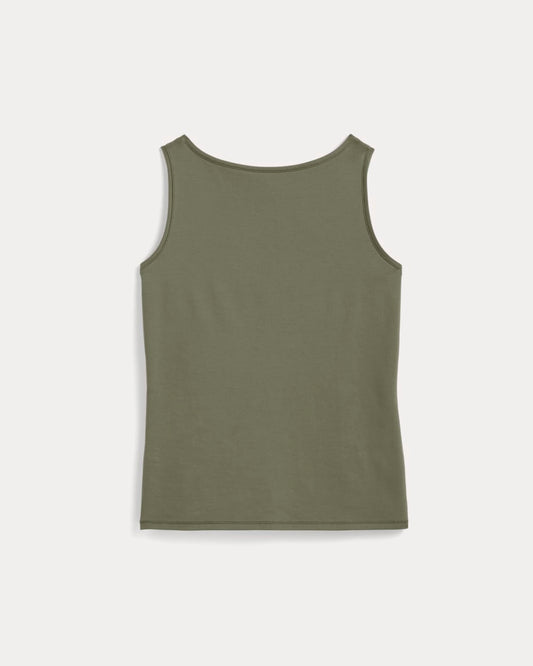 The Form Boatneck Tank | Lichen Green