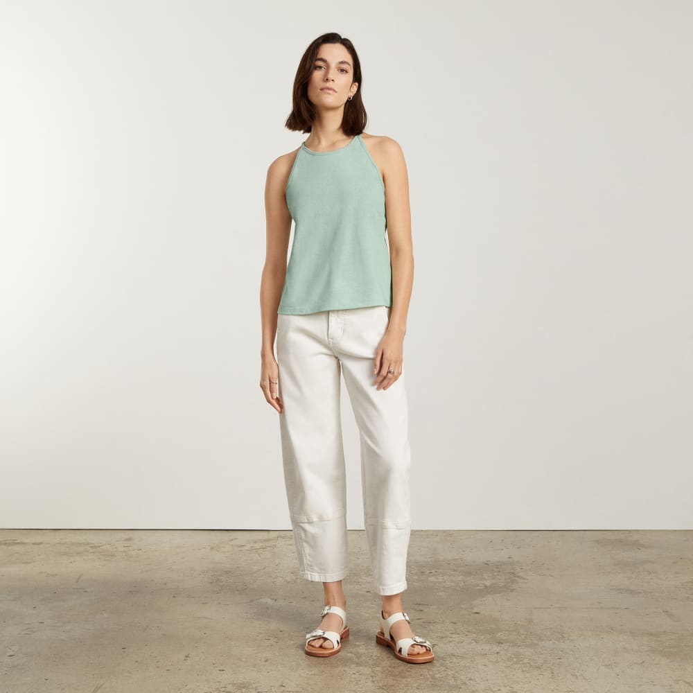 The Hemp Cutaway Tank | White Sage