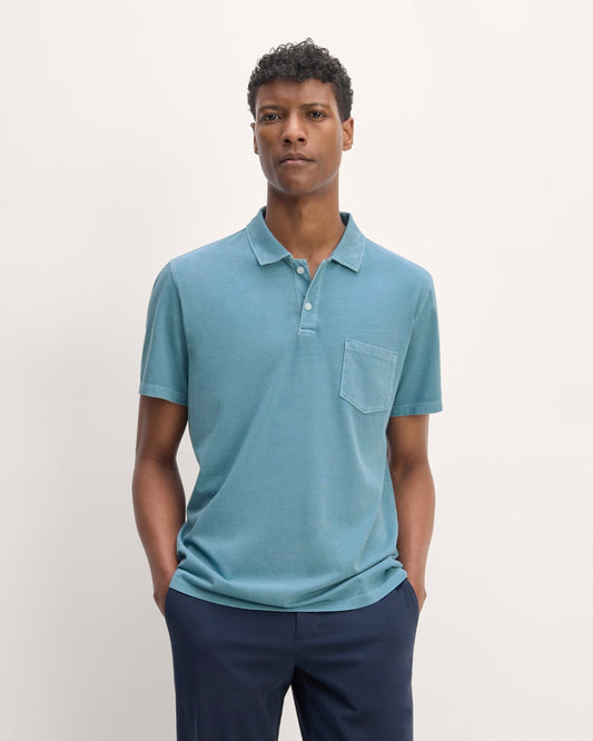 The Essential Organic Garment-Dyed Polo | Spring Lake
