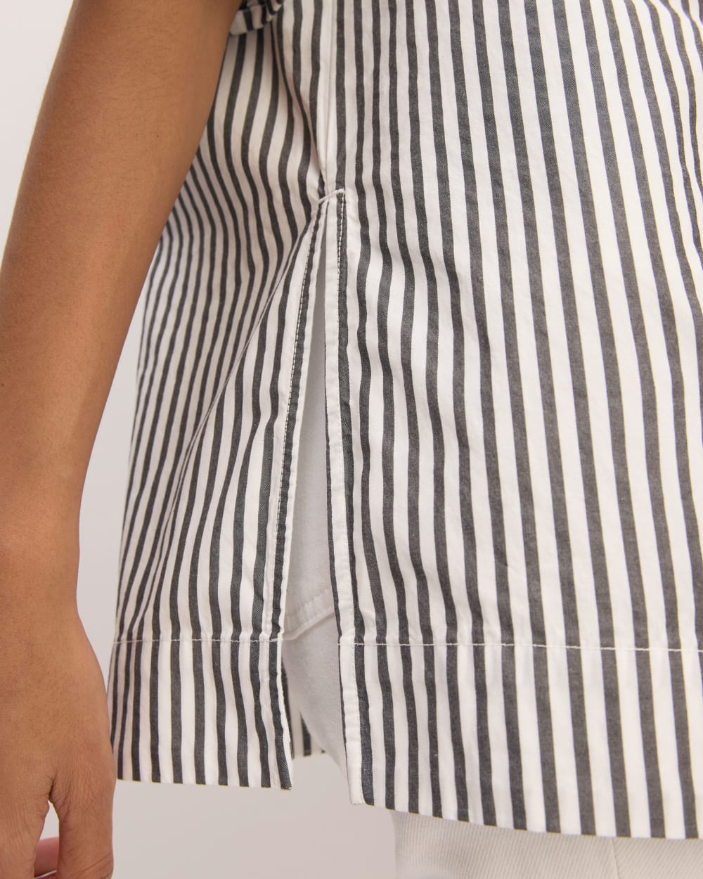 The Supima® Cotton Tunic | Optic White / Black