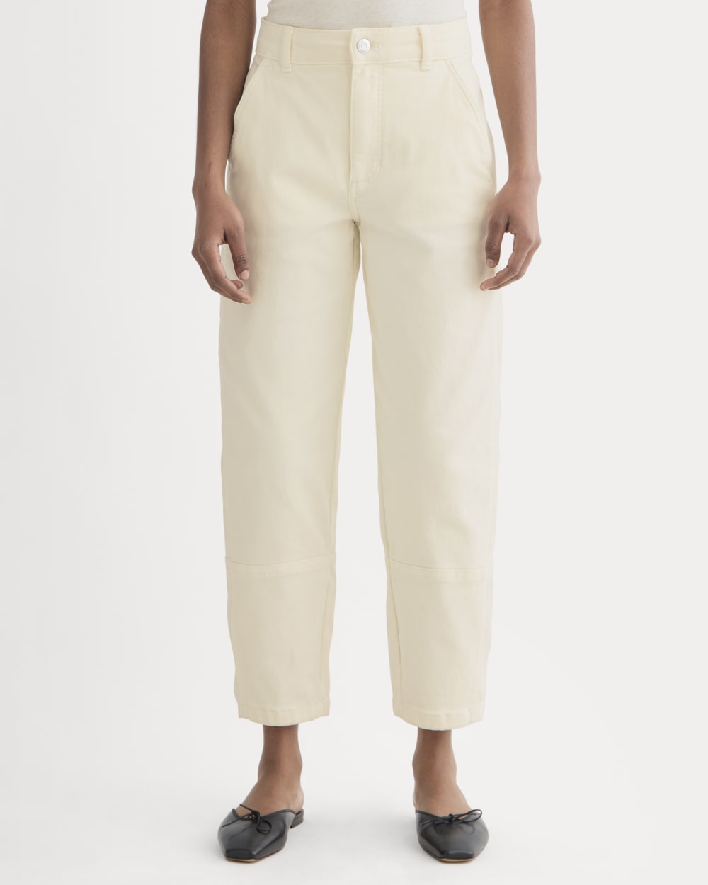 The Utility Barrel Pant | Bone | Regular