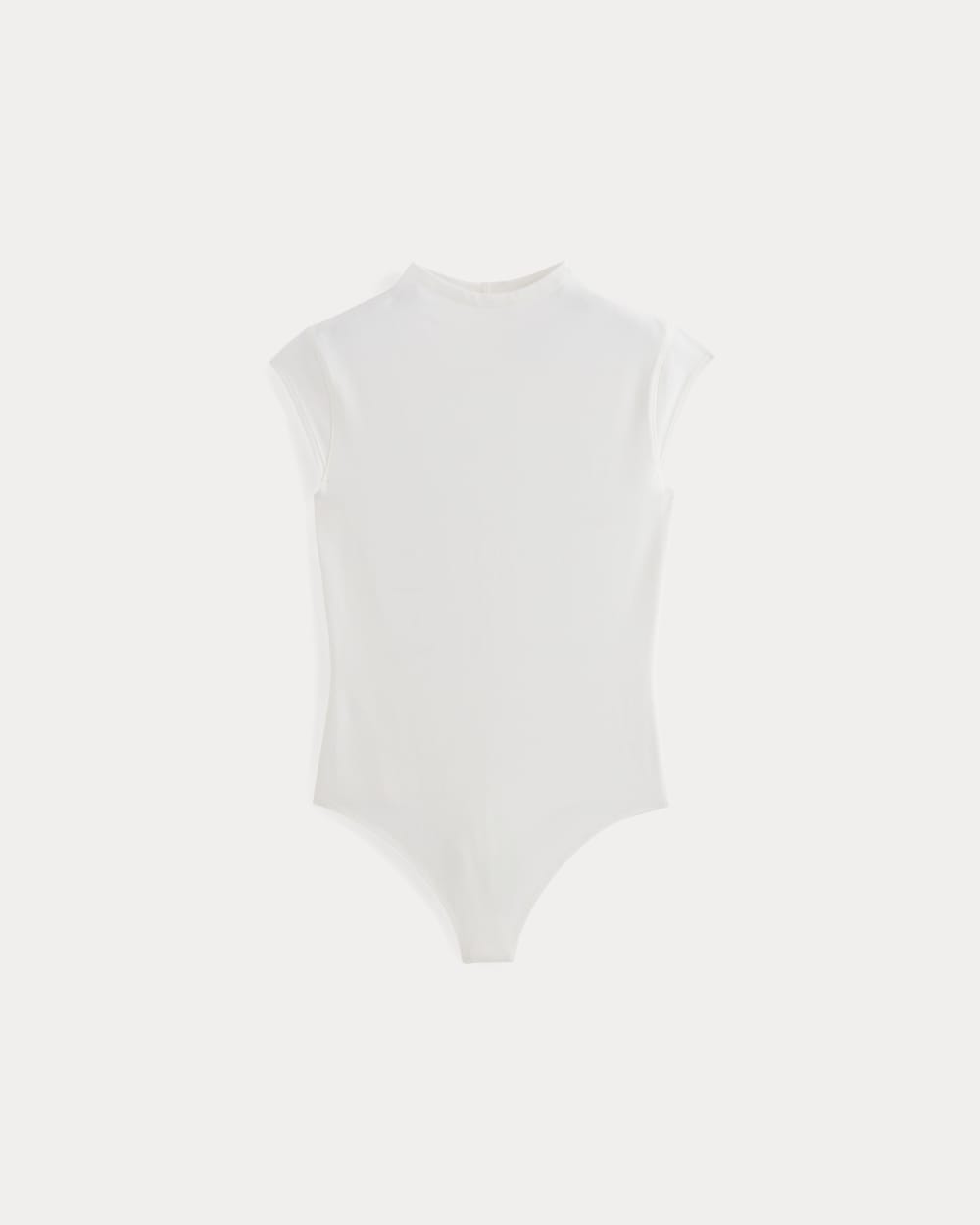 The Form Funnel-Neck Bodysuit | White