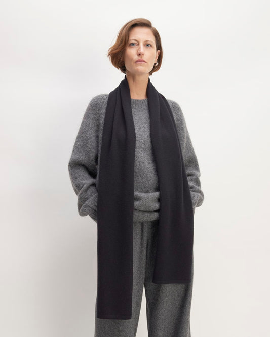 The ReCashmere Scarf |  Black