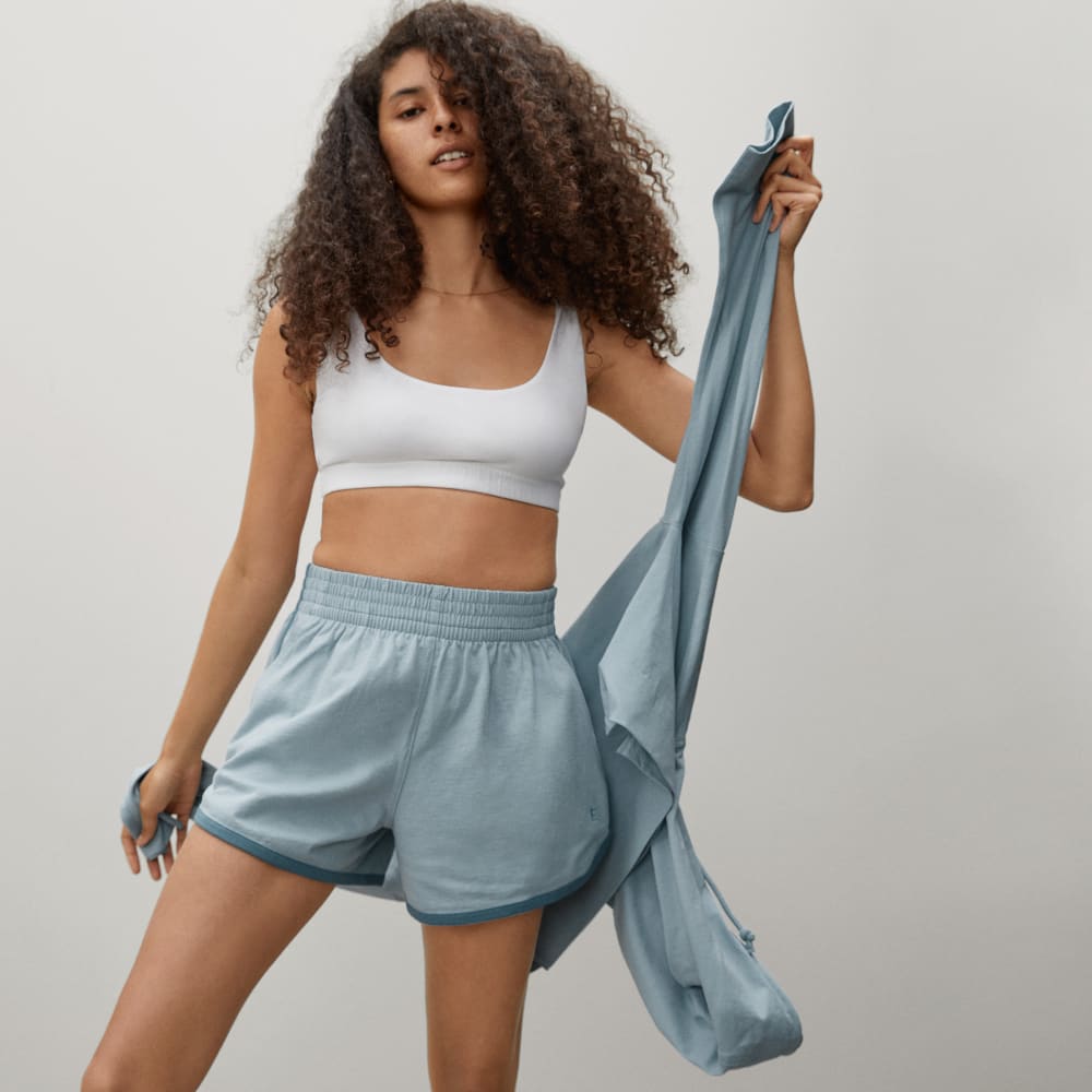 The Retro Jersey Short | Mazarine Blue