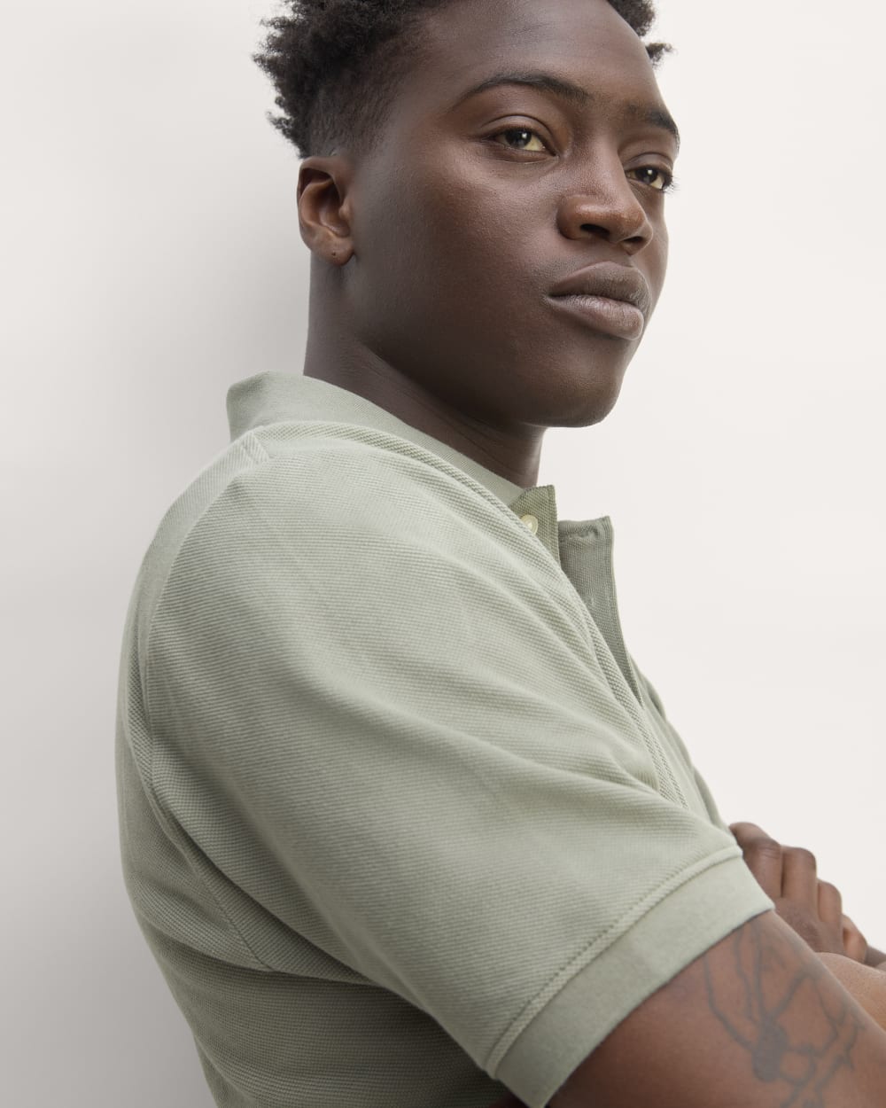 The Pique Polo | Sage Green