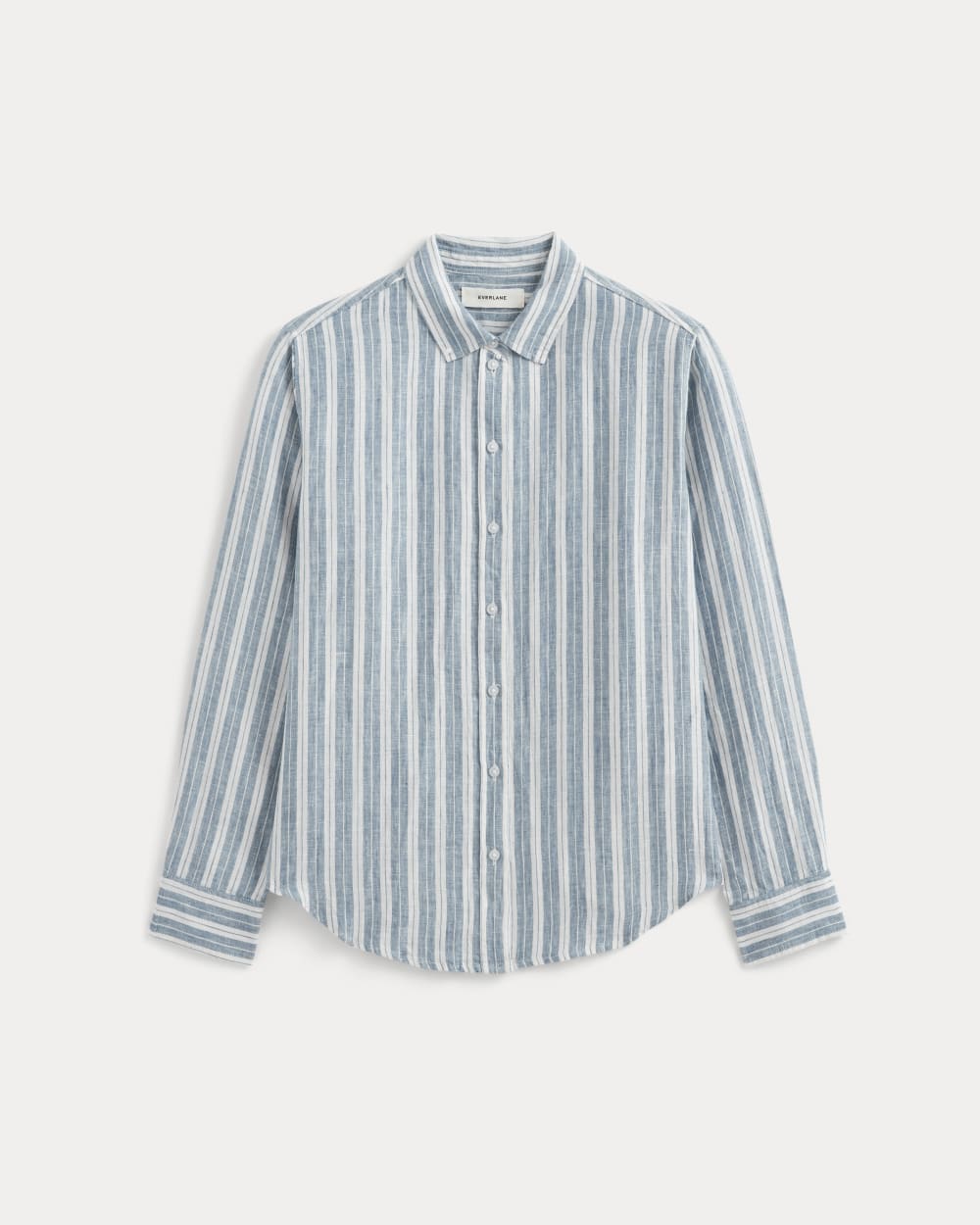 The Must-Have Shirt in Linen | Soft Cobalt/Bone
