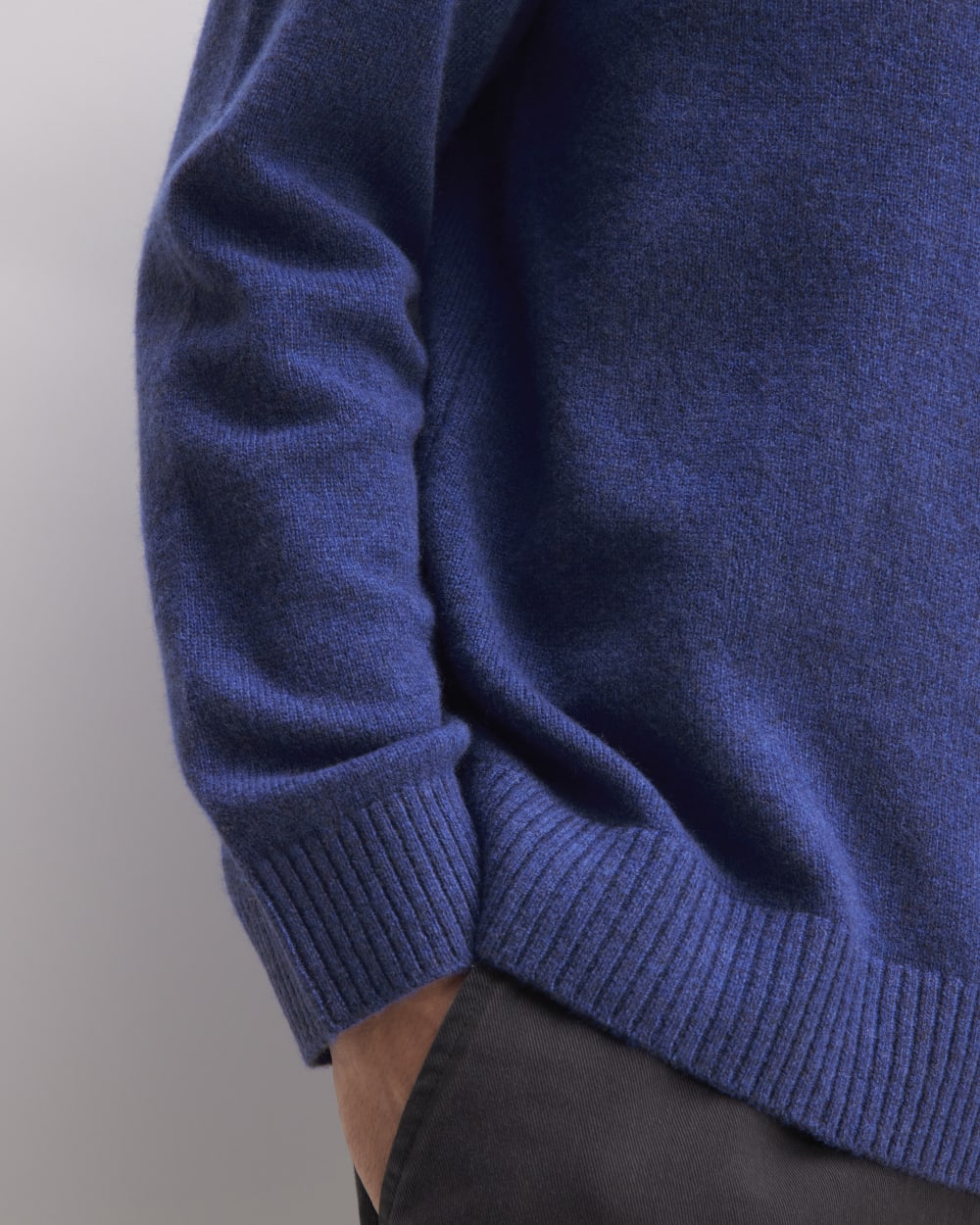 The Premium Merino Crew Neck Sweater | Bellwether Blue Heather