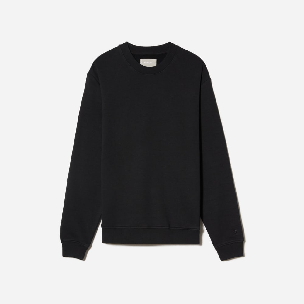 The Track Crewneck Sweatshirt | Black