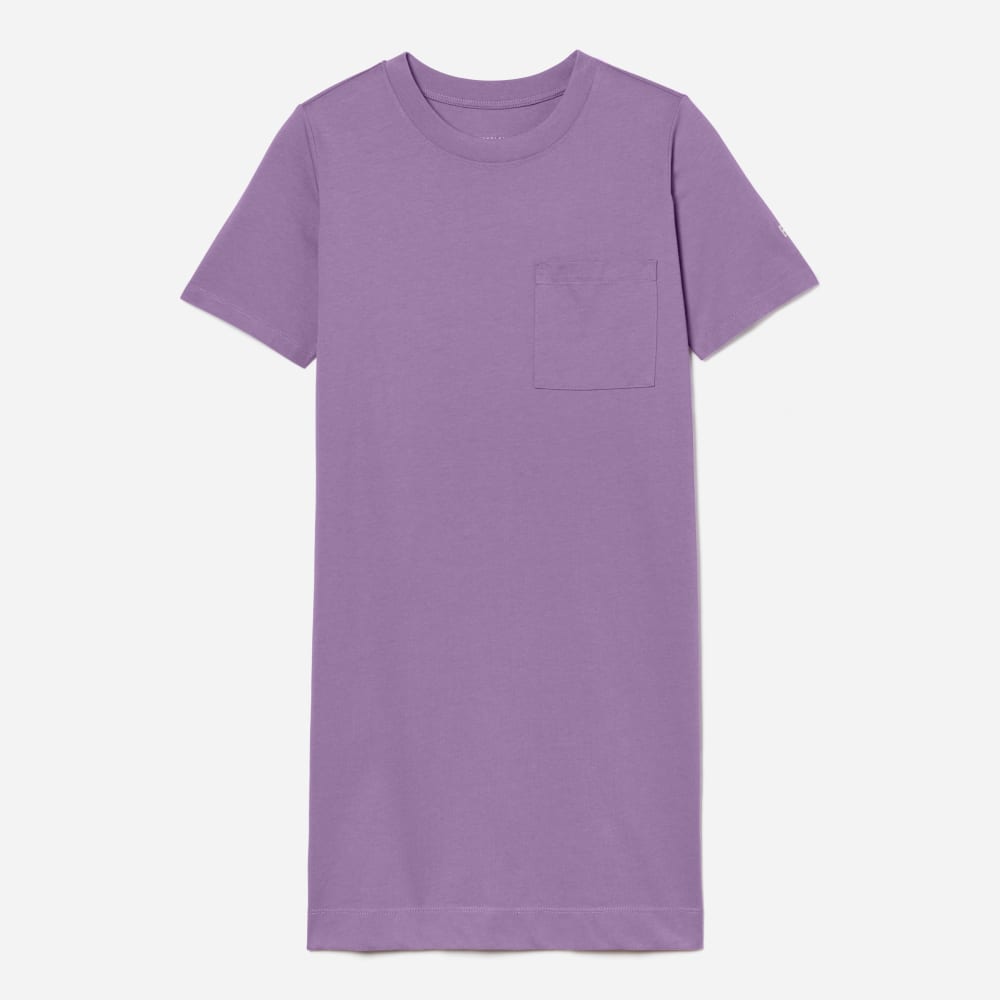 The Organic Cotton Weekend Tee Dress | Dark Orchid