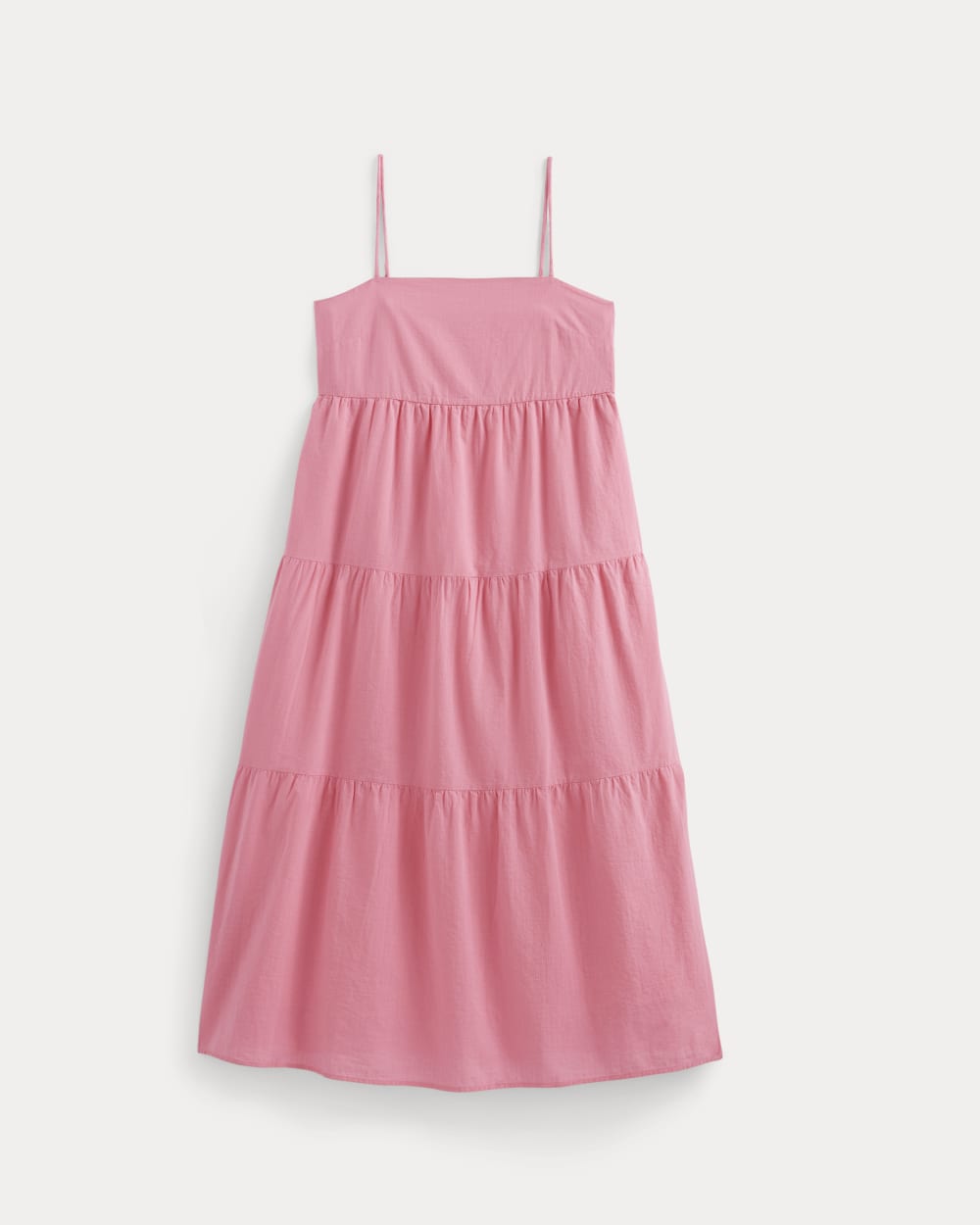 The Gauze Tiered Dress | Deep Pink