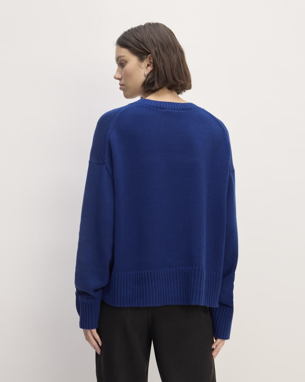 The Boxy Sweater in Everyday Cotton | Bellwether Blue