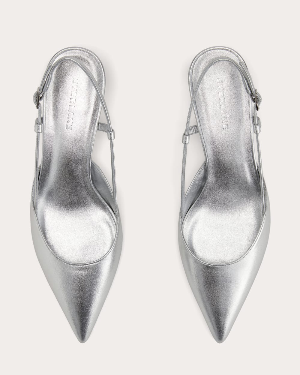 The Studio Slingback Heel | Silver