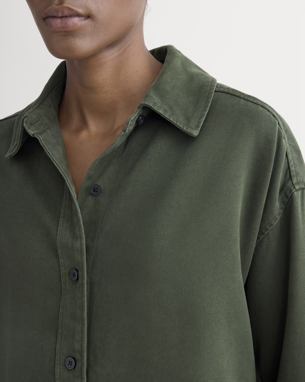 Boxy Shirt in Buttersoft | Dark Forest