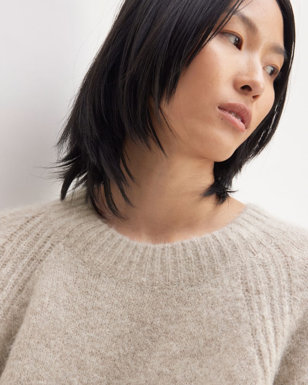 The SuperFuzz Alpaca Crew | Light Oat