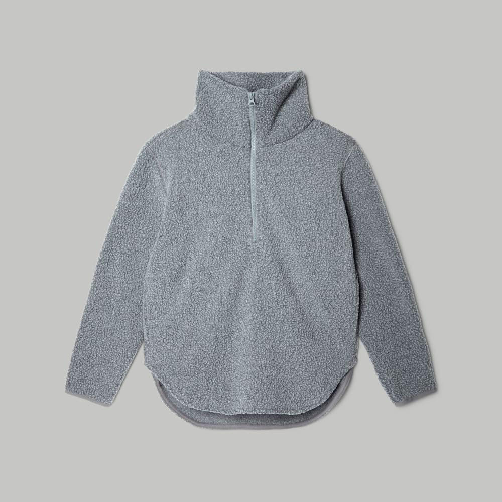 The ReNew Fleece Half-Zip | Heathered Coal