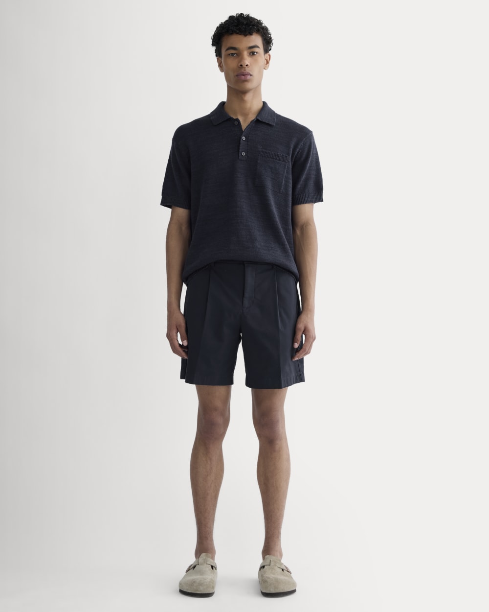 The Transit Chino Short | Deep Navy
