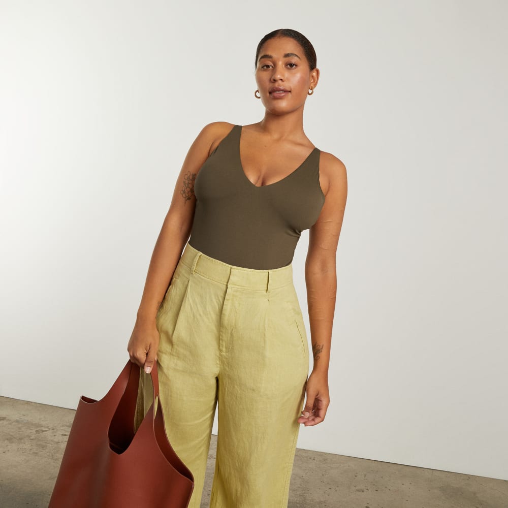 The V-Neck One-Piece | Beech