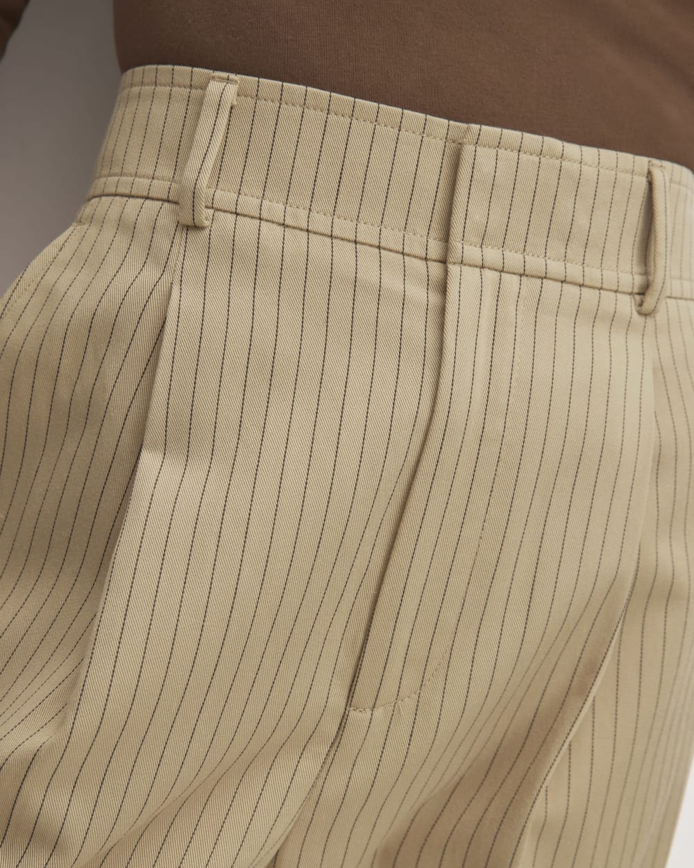 The Draper Tapered Pant in Buttersmooth | Cornstalk / Black