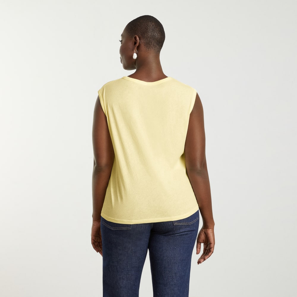The Air Muscle Tank  | Pastel Yellow