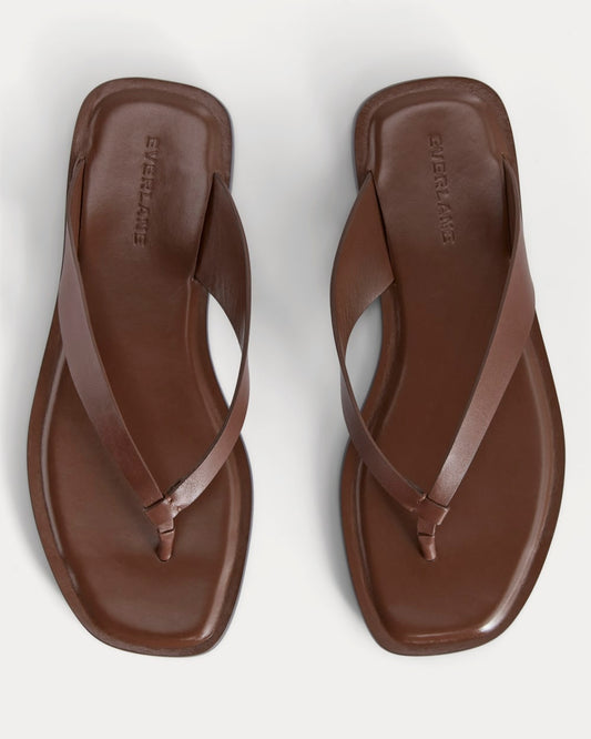 The Leather Flip Flop | Rum