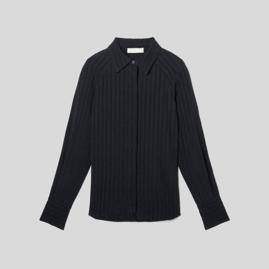 The City Stripe Shirt | Black