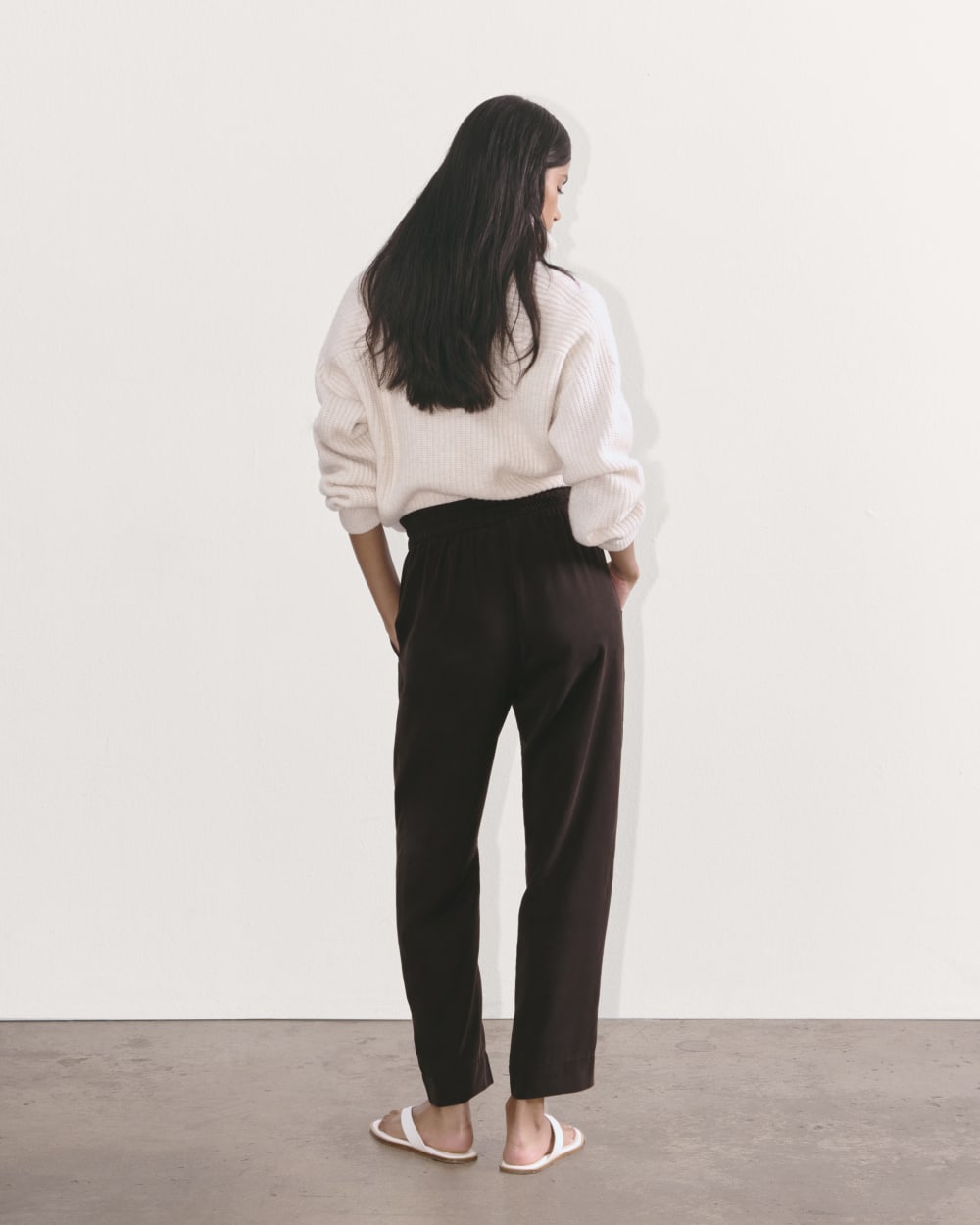 The Tapered Pant in Butterlite | Black