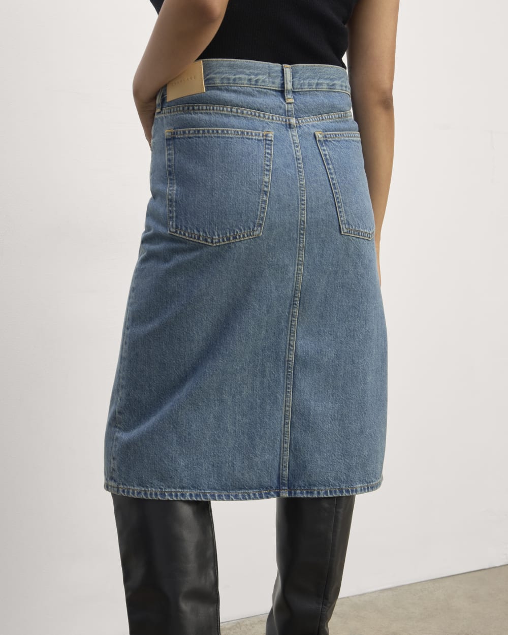 The Mid-Way Skirt | Mid Blue