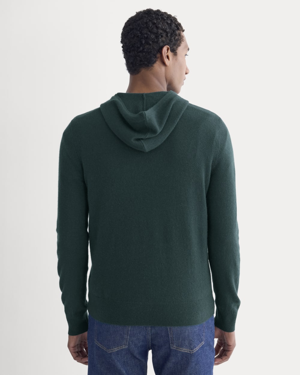 Everlane x Peace & Quiet Cashmere Hoodie | Pine