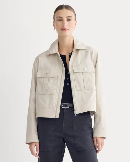 The Cropped Utility Jacket | Peyote