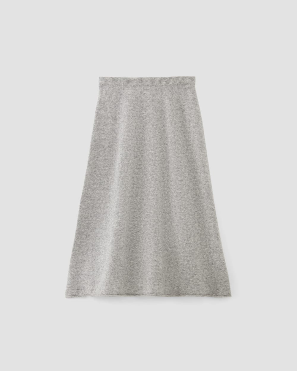 The Cozy-Stretch Skirt | Heathered Grey