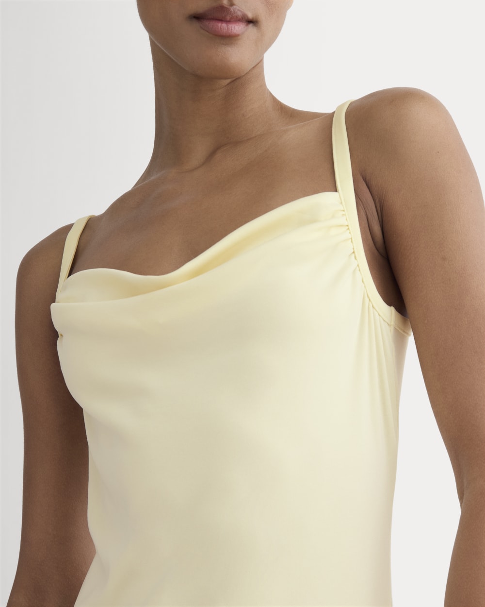 The Tank Midi Dress in Butterknit | Light Yellow