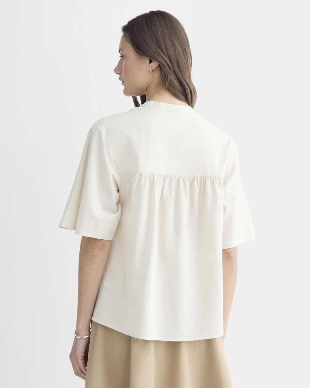 The Gauze Tie-Front Shirt | Birch