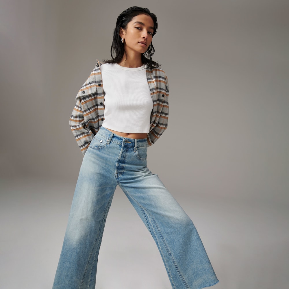 The Way-Wide Crop Jean | Sunfade Light