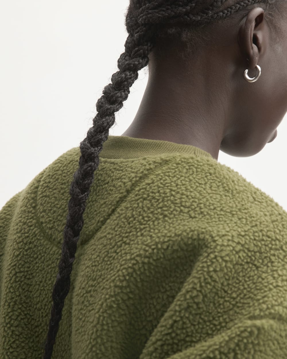 The ReNew Fleece Oversized Crew | Kalamata