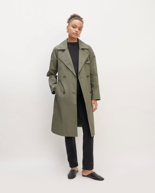 The Trench Coat | Pewter Green