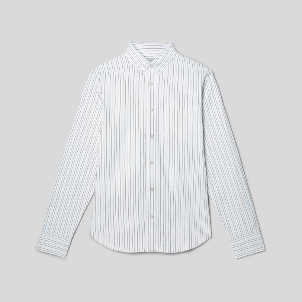 The Classic Oxford Shirt | Canvas / Mauve / Chocolate | Tall