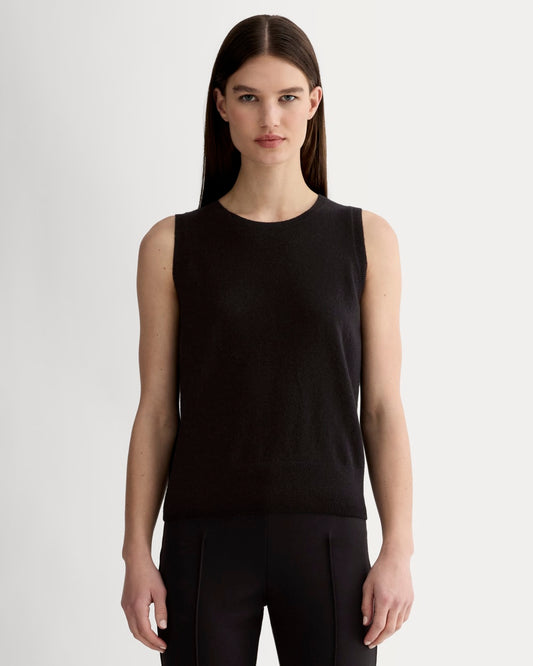 The Classic Tank in Cashmere | Black